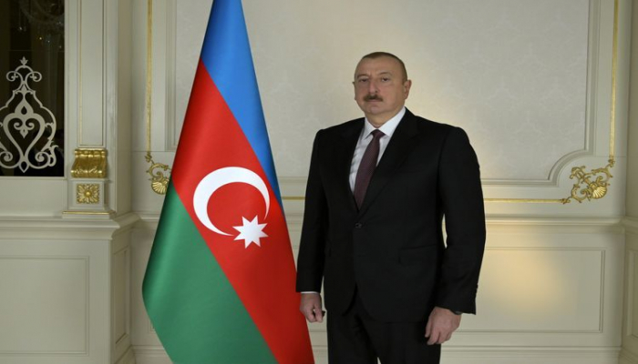 Президент Азербайджана: Наше дело правое, мы сражаемся на своей земле
