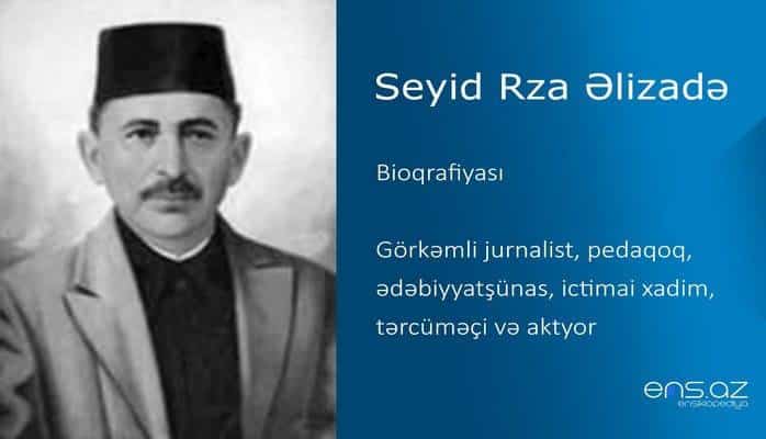 Seyid Rza Əlizadə