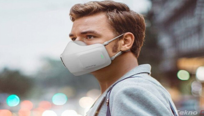 LG представила электронную маску с очистителем воздуха
