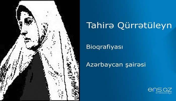 Tahirə Qürrətüleyn