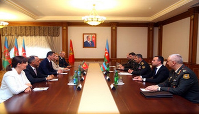 Обсуждены вопросы военного сотрудничества между Азербайджаном и Монтенегро