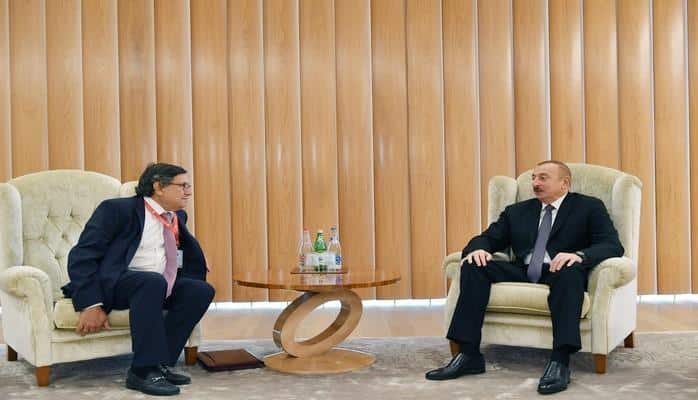 Президент Ильхам Алиев встретился с заместителем генерального секретаря ООН