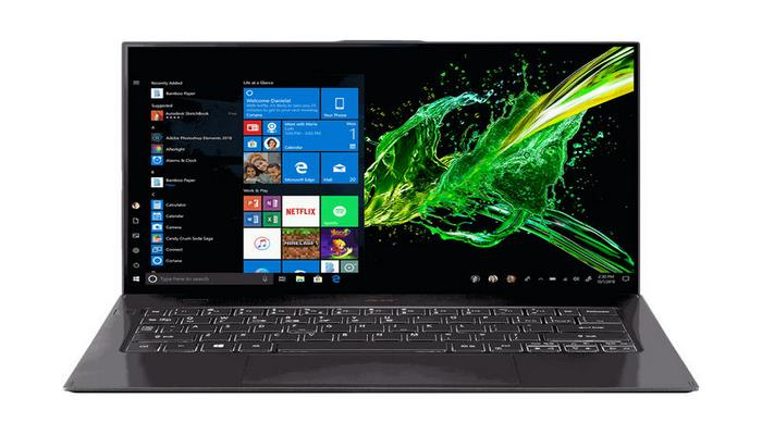 Acer обновила свой самый тонкий и легкий ноутбук