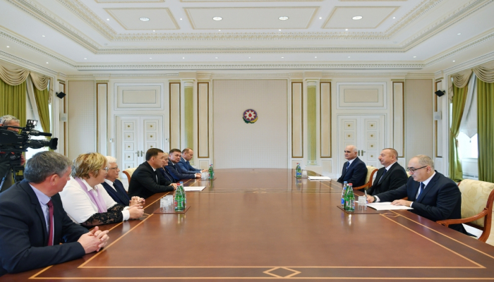 İlham Əliyev rusiyalı qubernatorla görüşüb