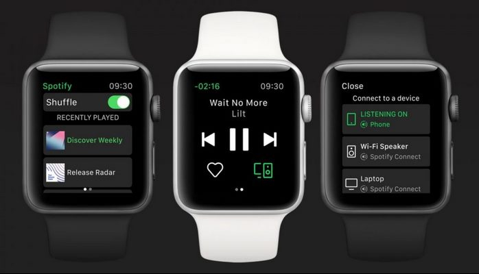 Spotify artık Apple Watch’ta da kullanılabilecek