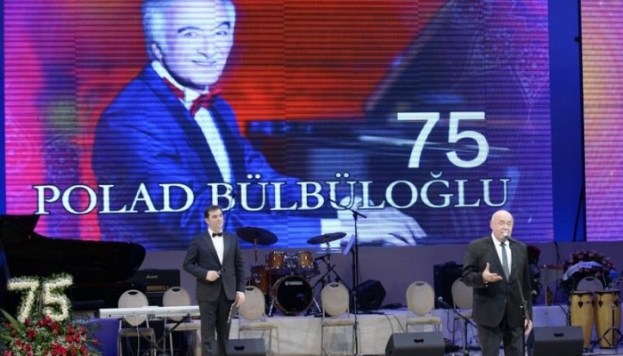Heydər Əliyev Sarayında Xalq artisti Polad Bülbüloğlunun yubiley konserti təşkil olundu