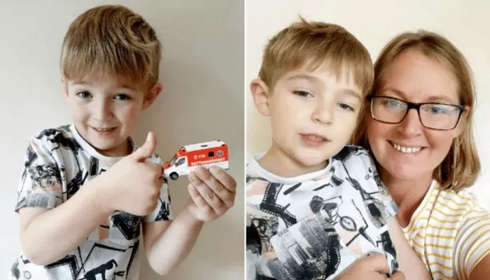 5 yaşındaki çocuk oyuncak ambulansı sayesinde annesinin hayatını kurtardı