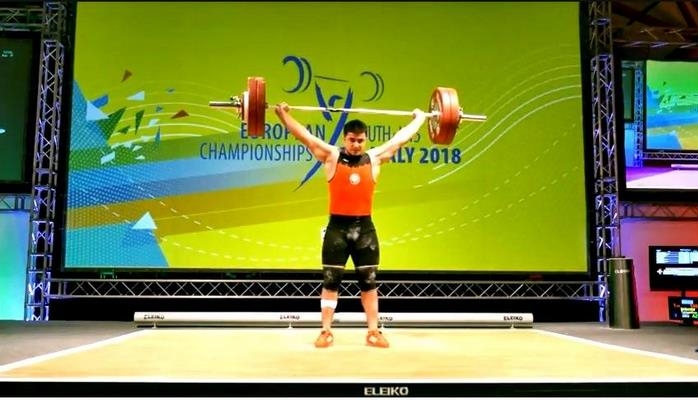Ağır atletimiz Tarmenxan Babayev Avropa Çempionatında qızıl medal qazanıb