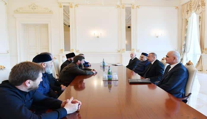 Президент Ильхам Алиев принял Рамзана Кадырова