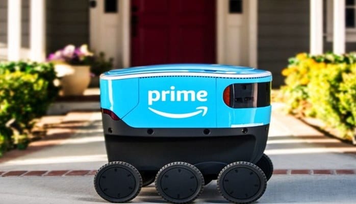 “Amazon” robot-kuryeri test edir