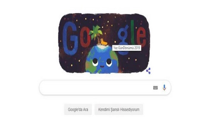 Google'dan en uzun gündüz 21 Haziran Yengeç Ekinoksu için özel Doodle (Yaz Gündönümü 2019)