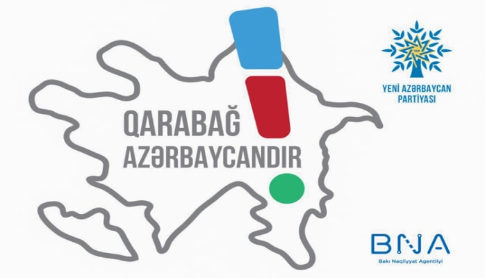Prezident İlham Əliyevin “Qarabağ Azərbaycandır!” mesajı paytaxtdakı elektron məlumat tablolarında yayımlanıb