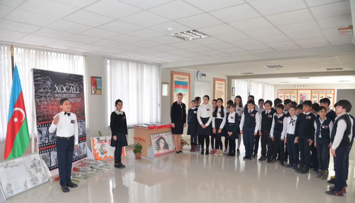 Первый урок в школах Баку сегодня был посвящен Ходжалинскому геноциду