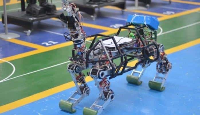 Konya'da 4 ayaklı robot üretildi!