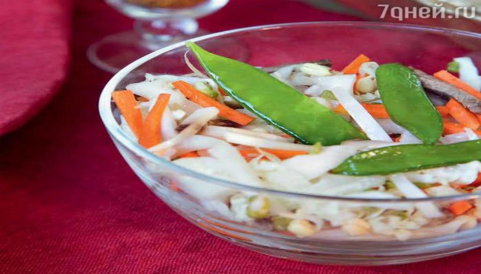 Азиатский салат с капустой, морковью и говядиной: рецепт изысканной закуски