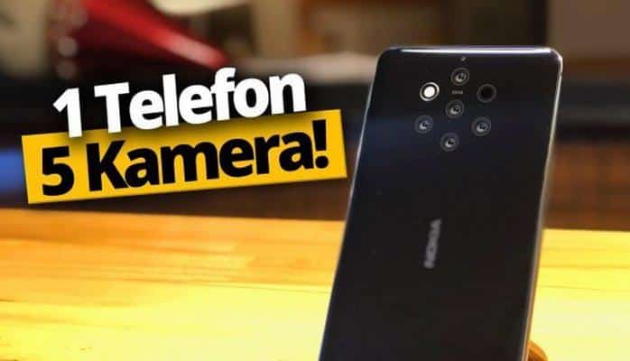 5 kameralı telefon Nokia 9 kutudan çıkıyor!