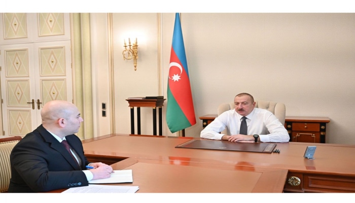 Президент Ильхам Алиев принял председателя Правления Бакинского транспортного агентства