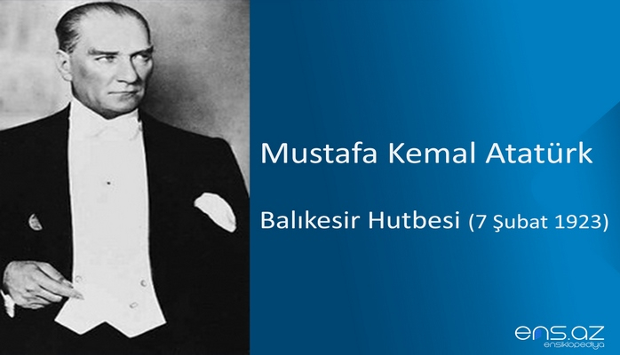 Mustafa Kemal Atatürk - Atatürk'ün İnebolu Nutku (27 Ağustos 1925)