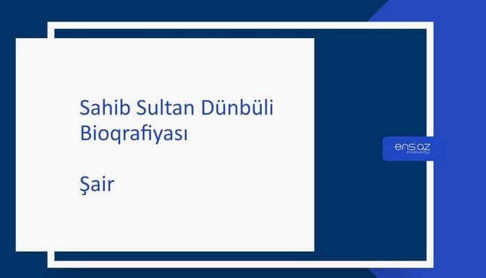 Sahib Sultan Dünbüli