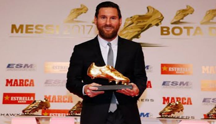 Messi “Qızıl buts” mükafatını aldı