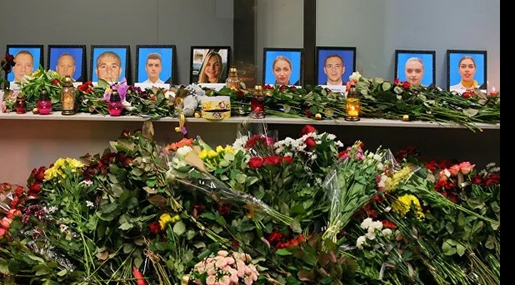 На Украине объявили траур по жертвам крушения Boeing в Тегеране