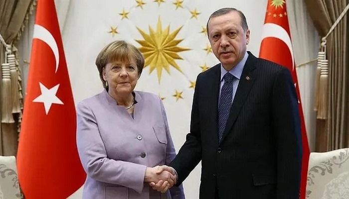 Cumhurbaşkanı Erdoğan ile Merkel arasında Doğu Akdeniz görüşmesi
