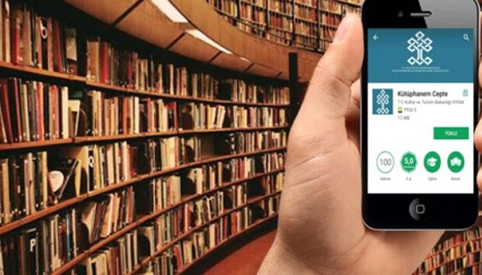 "Kütüphanem Cepte E-Kitap" uygulaması ile sesli kitaplara erişilebilecek