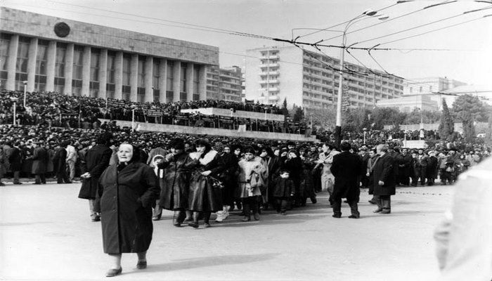 Баку в январе 1990-го глазами Бориса Добина (ФОТО)