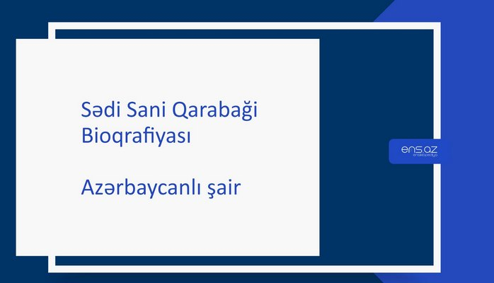 Sədi Sani Qarabaği