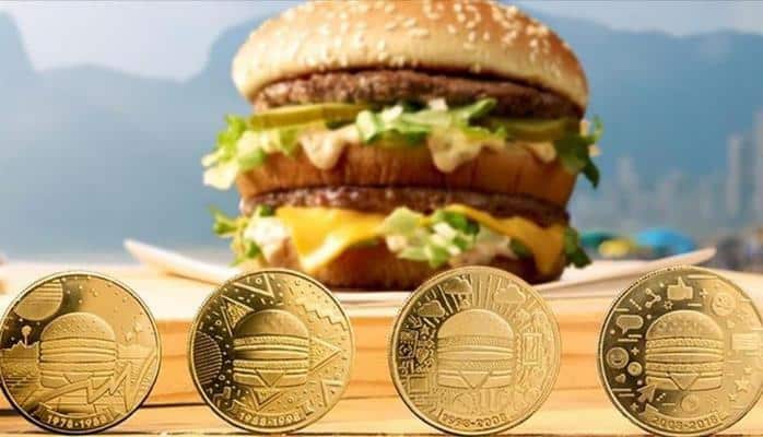 “McDonalds” sendviç formasında pul hazırlayır
