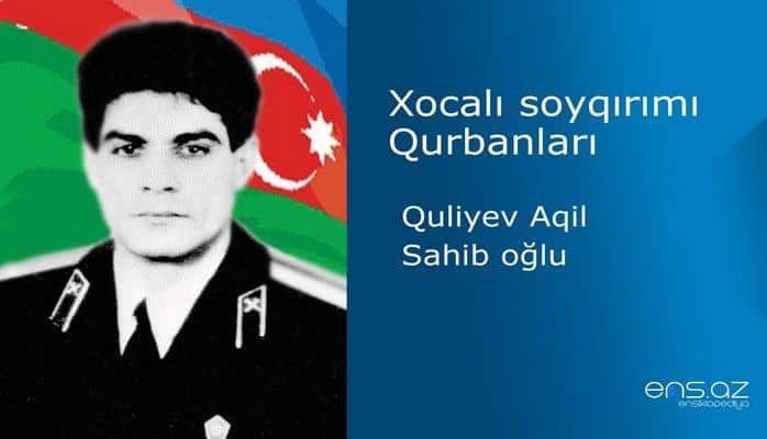 Quliyev Aqil Sahib oğlu