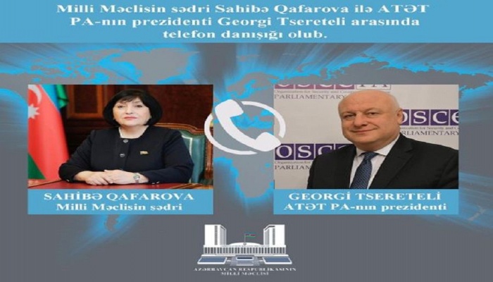 Состоялся телефонный разговор Сахибы Гафаровой с президентом ПА ОБСЕ