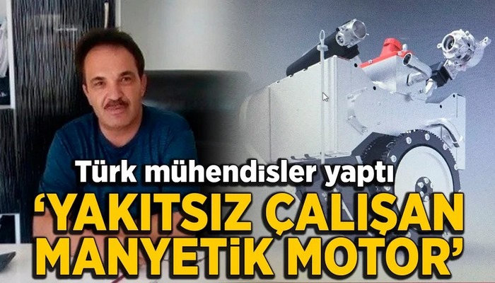 Türk mühendisler 8 yıl çalışıp ‘yakıtsız çalışan manyetik motor’ yaptı