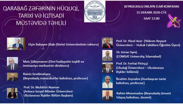 В БГУ проведена международная конференция «Правовой, исторический и экономический анализ победы в Карабахе»